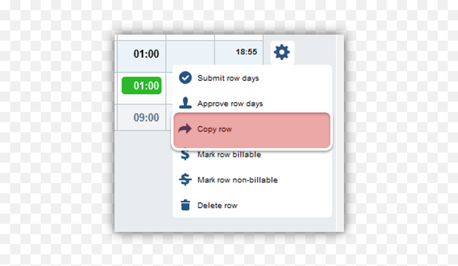 Getmytime - How Do I Copy Time Entries And Time Rows Vertical Png,Copy Button Icon