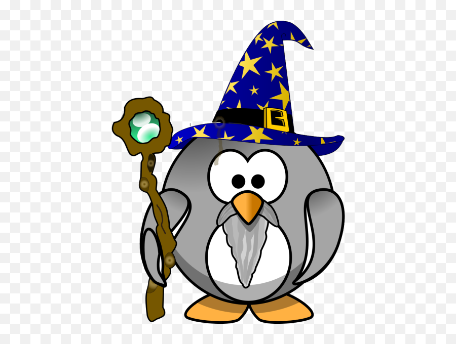 Magician Penguin Png Svg Clip Art For Web - Download Clip Penguin Wizard Clipart,Magician Icon