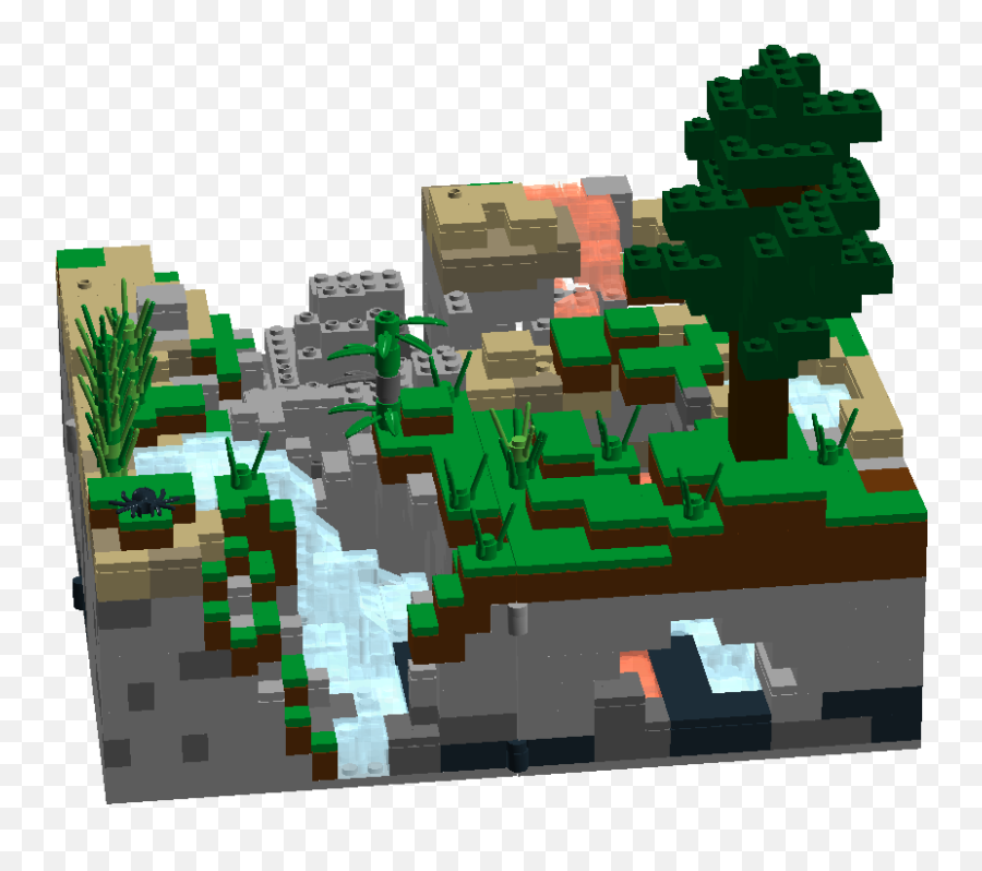 Minecraft In Lego - Album On Imgur Lego Minecraft Pine Png,Minecraft World Icon