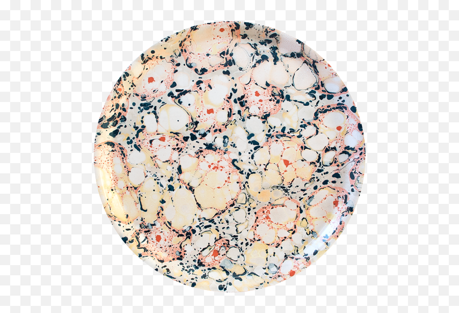 Floating Florals Round Tray U2013 Casa Ziki - Studio Formata Dienblad Png,Shot Tray Icon