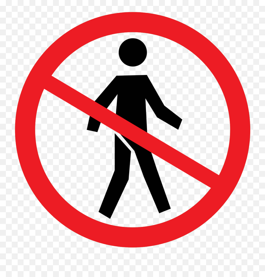 Filepictogram Pedestriansvg - Wikimedia Commons Clipart Dont Walk Sign Png,Pedestrian Icon