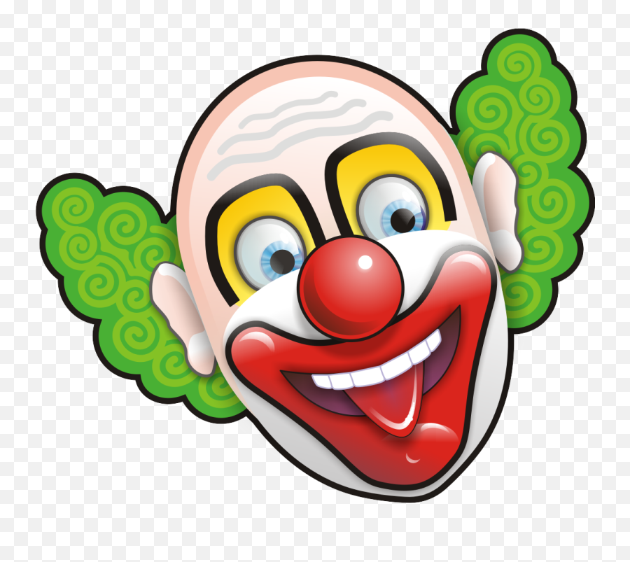 Clown Face Transparent Png Clipart - Transparent Clown Face Png,Joker Face Png