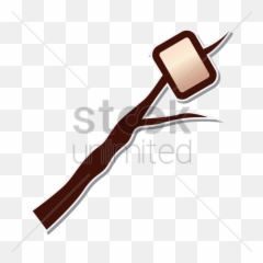 Marshmellow Clipart Marshmallow Stick - Png Download Full Clip Art,Marshmellow Png