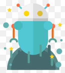 Alien Android Artificial Robot Robotic Space Free Icon - Robot png