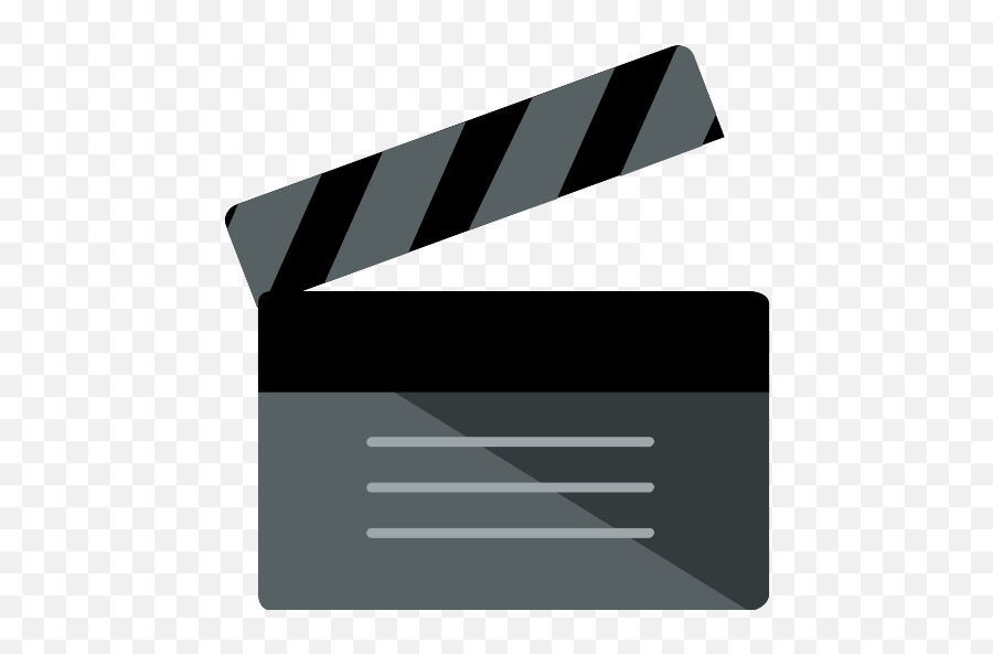 Clapperboard Png Icon 3 - Png Repo Free Png Icons Flat Design Clapper Png,Clapper Board Png