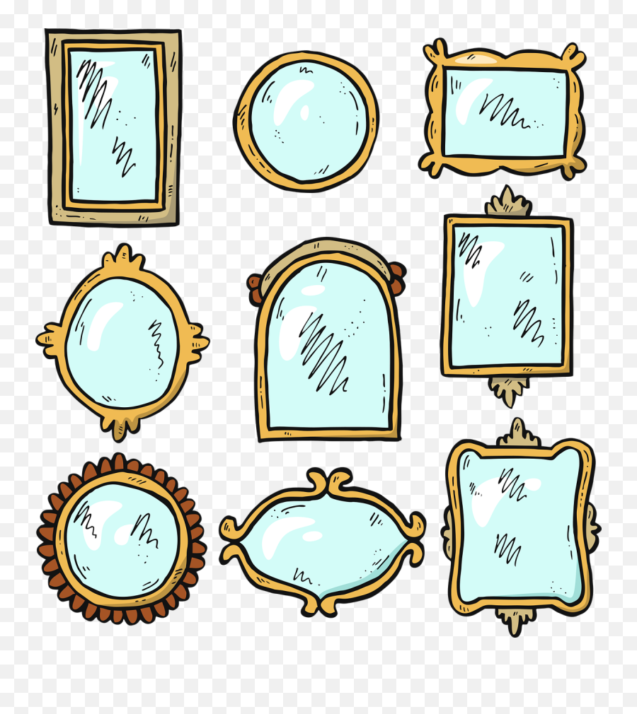 Mirror Icons - Free Vector Graphic On Pixabay Decorative Png,Mirror Icon