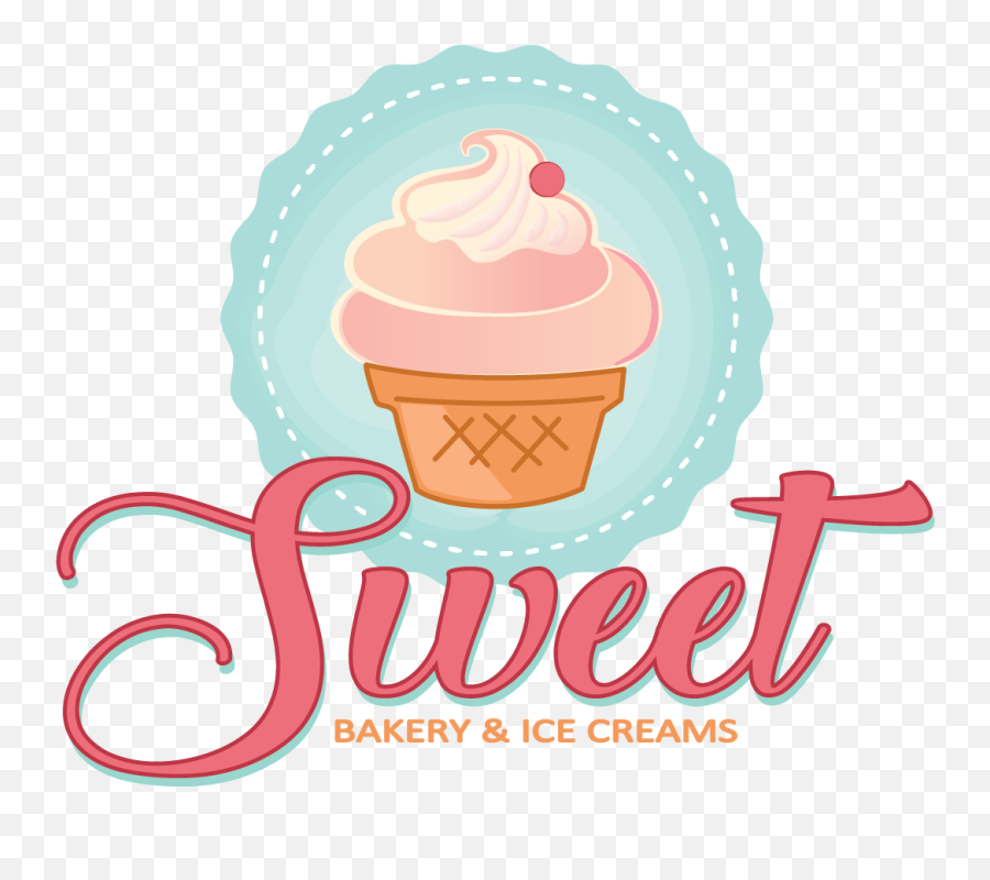 Bakery And Ice Cream Shop Logo Design - Logo Design Ice Cream Png,Photo Shop Logo