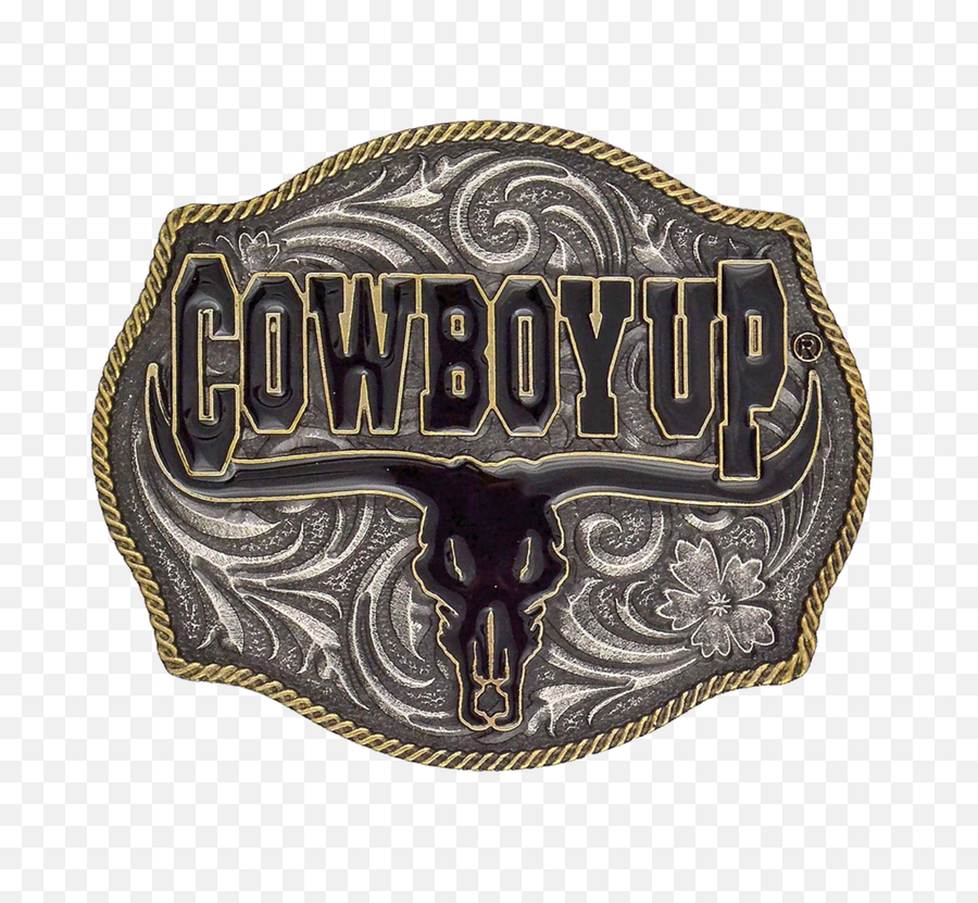 Cowboy Up Buckle - Cowboy Up Belt Buckle Png,Longhorns Icon