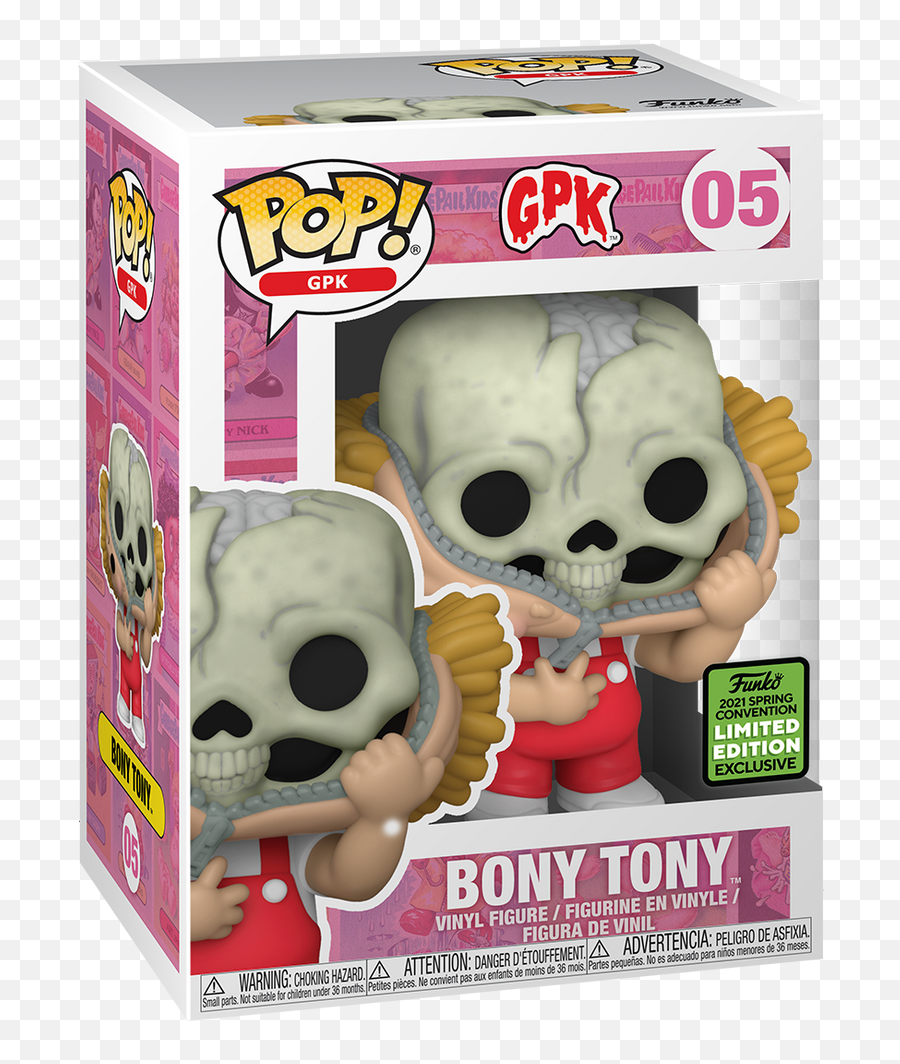 Garbage Pail Kids - Bony Tony Eccc 2021 Us Exclusive Pop Bony Tony Funko Pop Png,Overwatch Queen Of Blades Icon