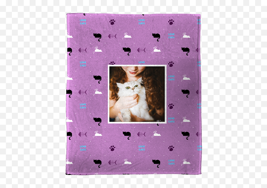 Foto Blanket - Customized Photo Blankets U2013 Foto Vision Domestic Cat Png,50x60 Icon