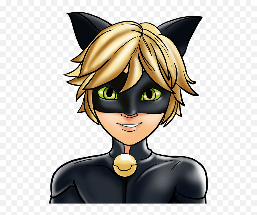 How To Draw Cat Noir From Miraculous Really Easy Drawing Png Marinette Icon Tumblr