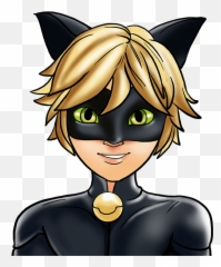 How To Draw Cat Noir From Miraculous Really Easy Drawing Png
