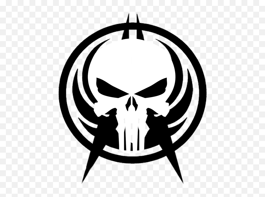 Punisher Skull Logo Png White - Punisher Logo,Skull Logo Png