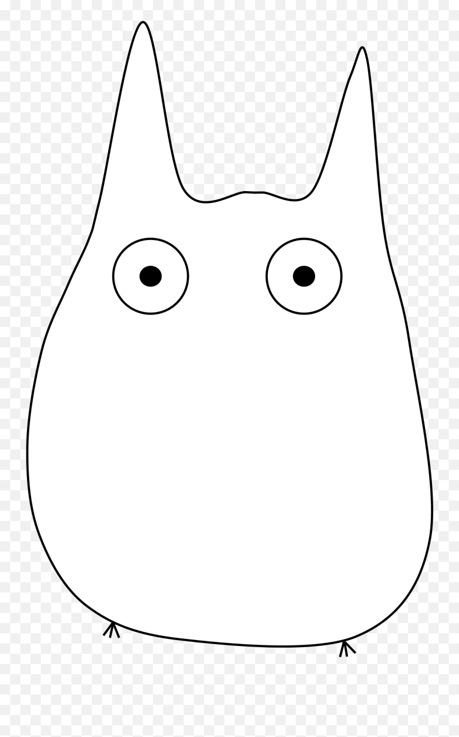 Knockoff Little Totoro - Totoro White Png,Totoro Png