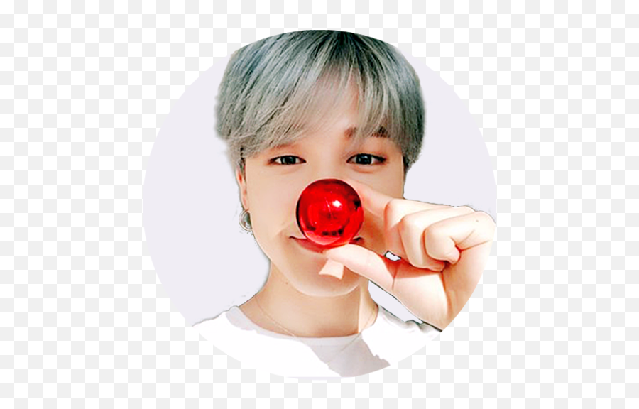 Just Wanna Be Yours - Jimin With A Red Nose Png,Hitler Mustache Transparent