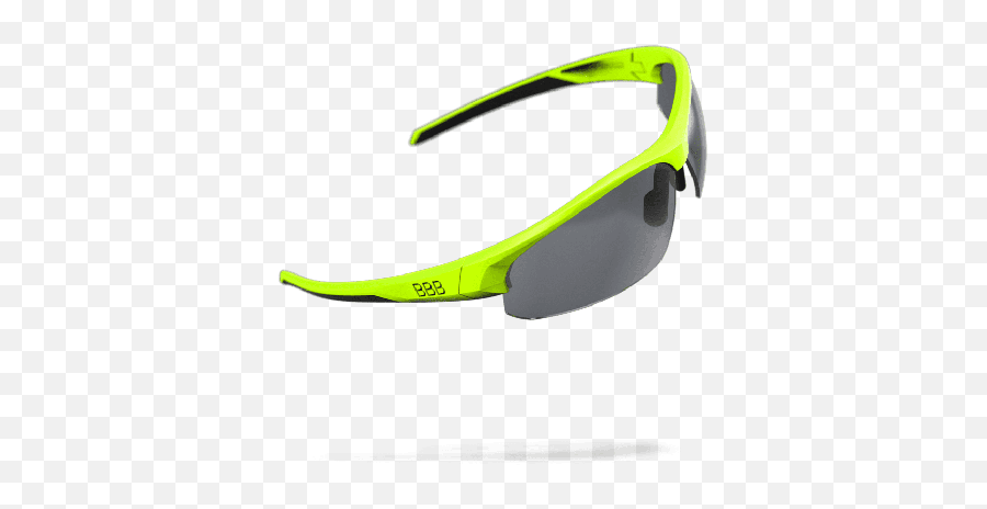 Bbb Impress Sunglasses Neon Yellow Pc Smoke Lens - Plastic Png,Yellow Smoke Png