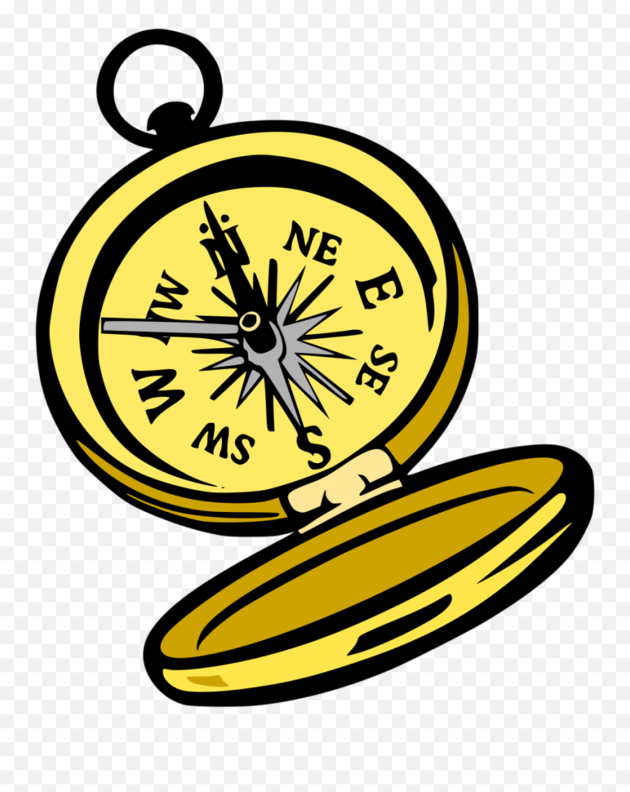 Compass Clipart Transparent - Compass Clipart Png,Compass Transparent Background