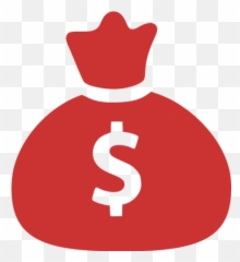 Persian Red Money Bag Icon - Png