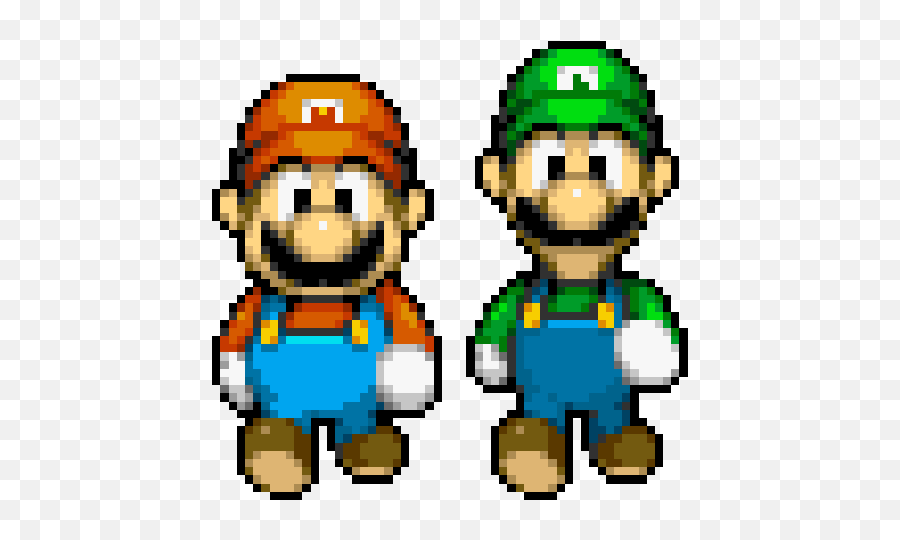 Luigi Gifs Page 3 - Mario And Luigi Pixel Gif Png,Pixel Mario Transparent