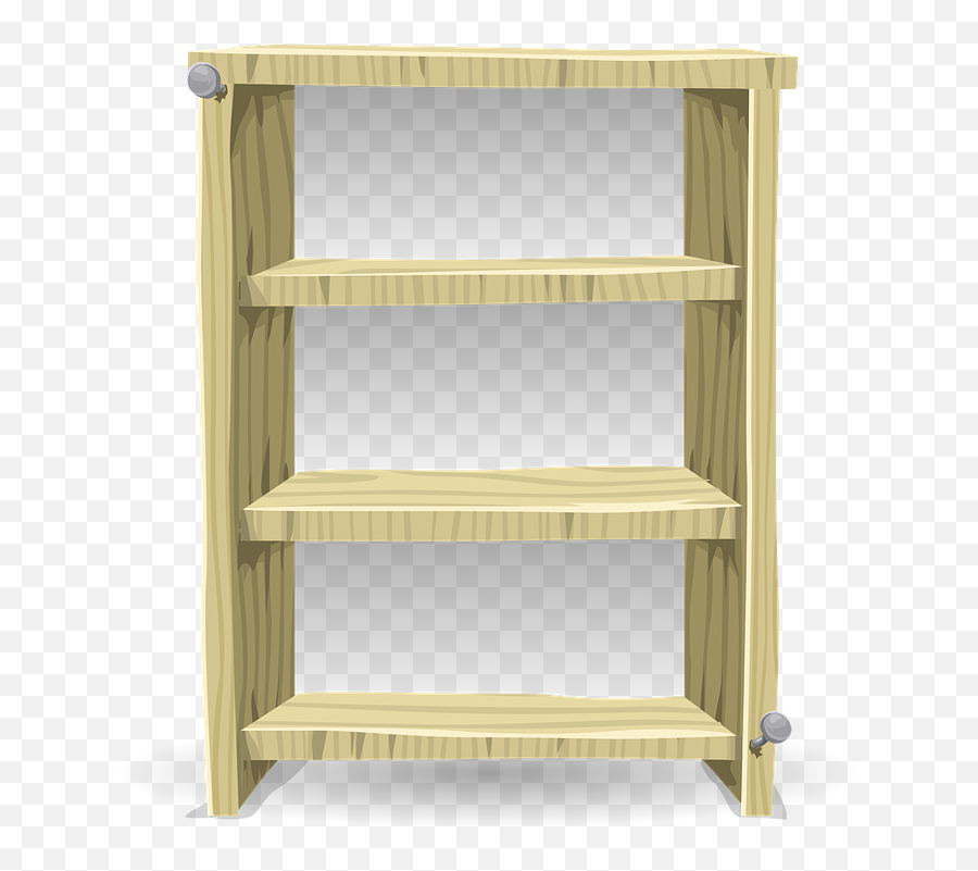 Free Vector Graphic - Book Shelf Transparent Background Png,Bookcase Png
