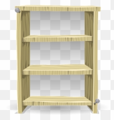 Free Vector Graphic - Book Shelf Transparent Background Png,Bookcase Png