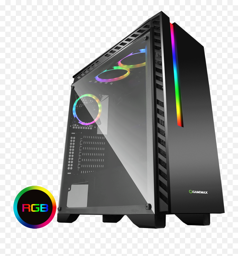 Game Max Chroma Rgb Pc Gaming Case Cases Computer - Rgb Gaming Pc Png,Pc Master Race Png