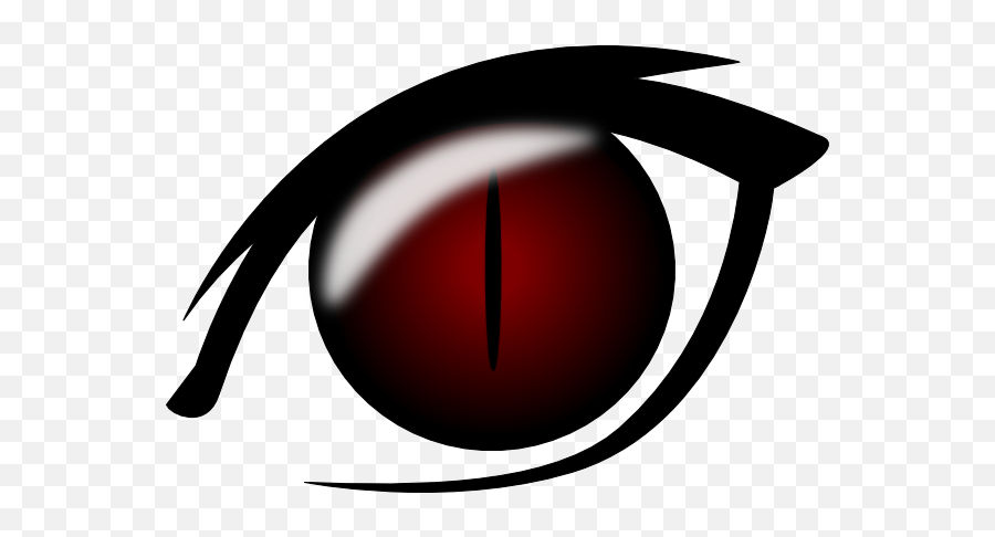 Anime Eye Clip Art - Vector Clip Art Online Illustration Png,Anime Eye Png