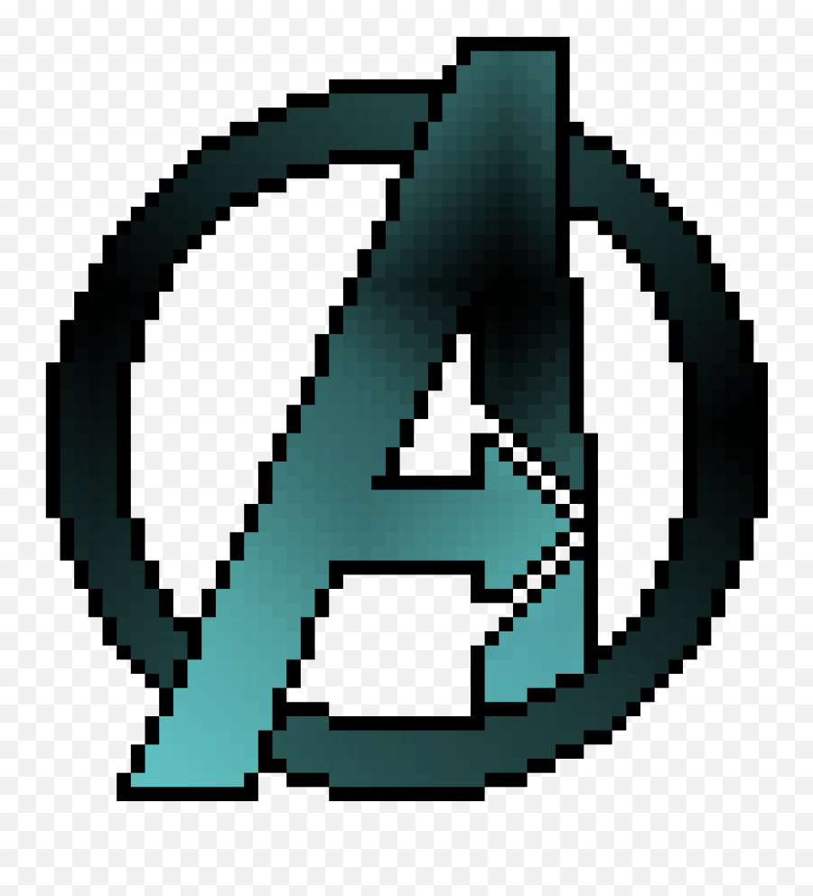 Pixilart - Avengers Logo By Tewehigan1 Gallen Png,The Avengers Logo Png