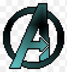 Pixilart - Avengers Logo By Tewehigan1 Gallen Png,The Avengers Logo Png