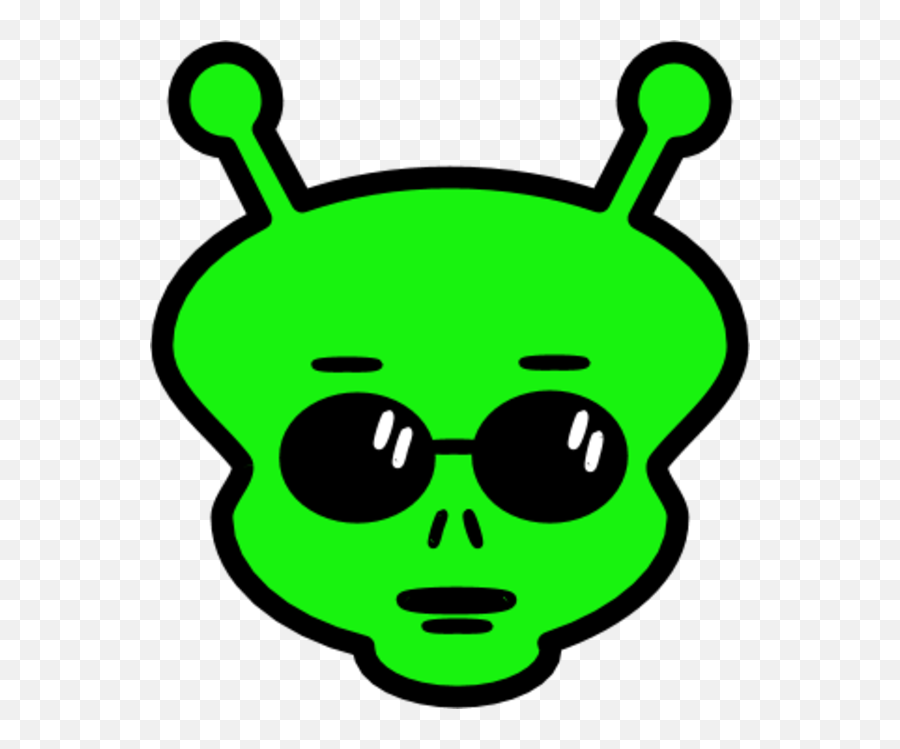 Green Aliens Face - Clip Art Alien Face Png,Alien Head Png