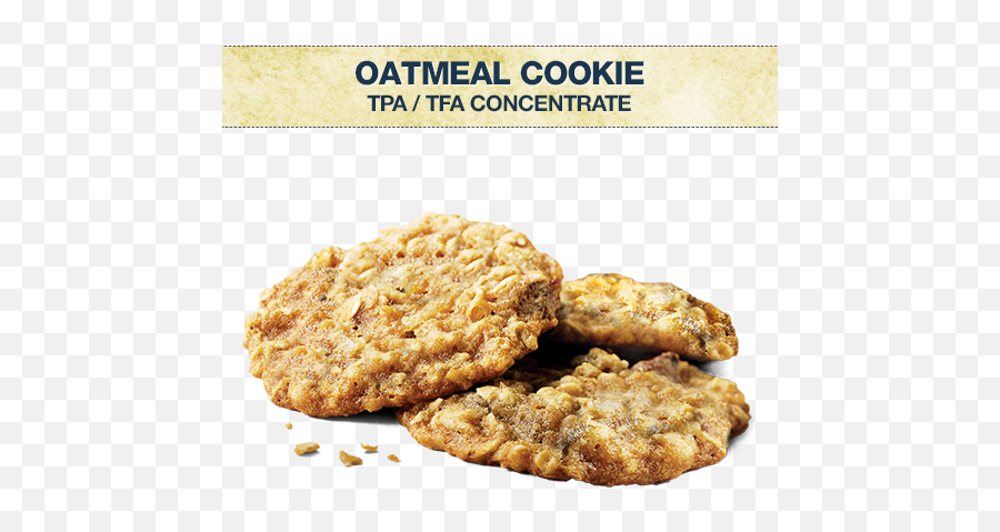Tpa Tfa Oatmeal Cookie Concentrate - Chocolate Chip Oatmeal Cookie Png,Biscuit Transparent