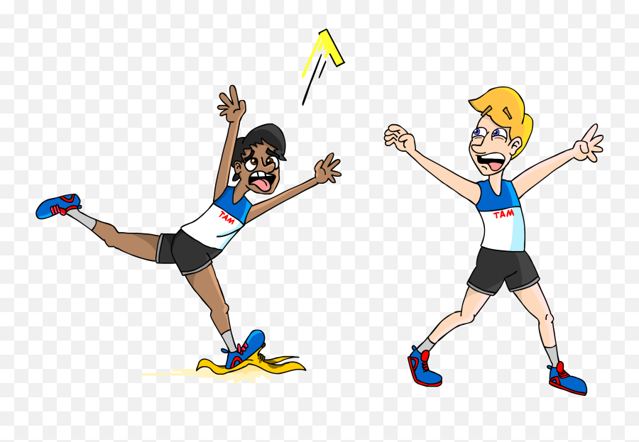 Relay Runner Png Clip Art Picture 399139 - Dropping The Baton,Baton Png