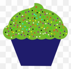Cupcake Svg Clip Arts Download - Download Art PNG Icon Green Clipart