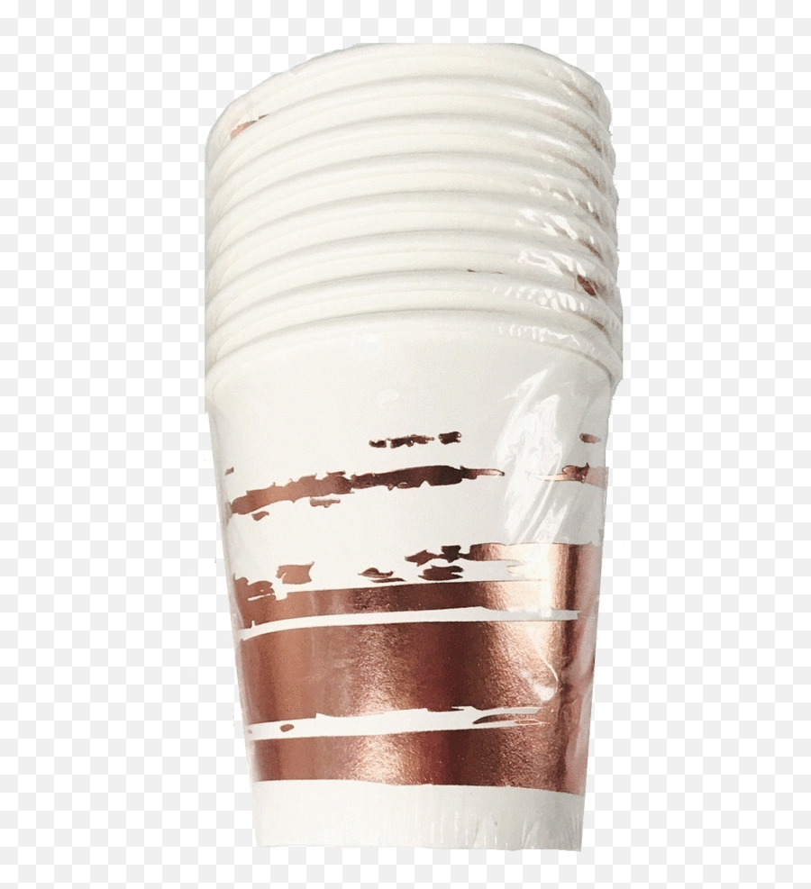 Rose Gold Brush Stroke Cups - Cylinder Png,Gold Brush Stroke Png