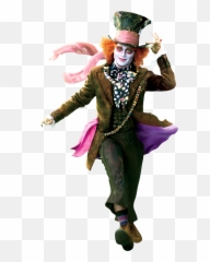 Johnny Depp Jack Sparrow Mad Hatter Png Images 3png - Mad Hatter Alice In Wonderland,Jack Sparrow Png