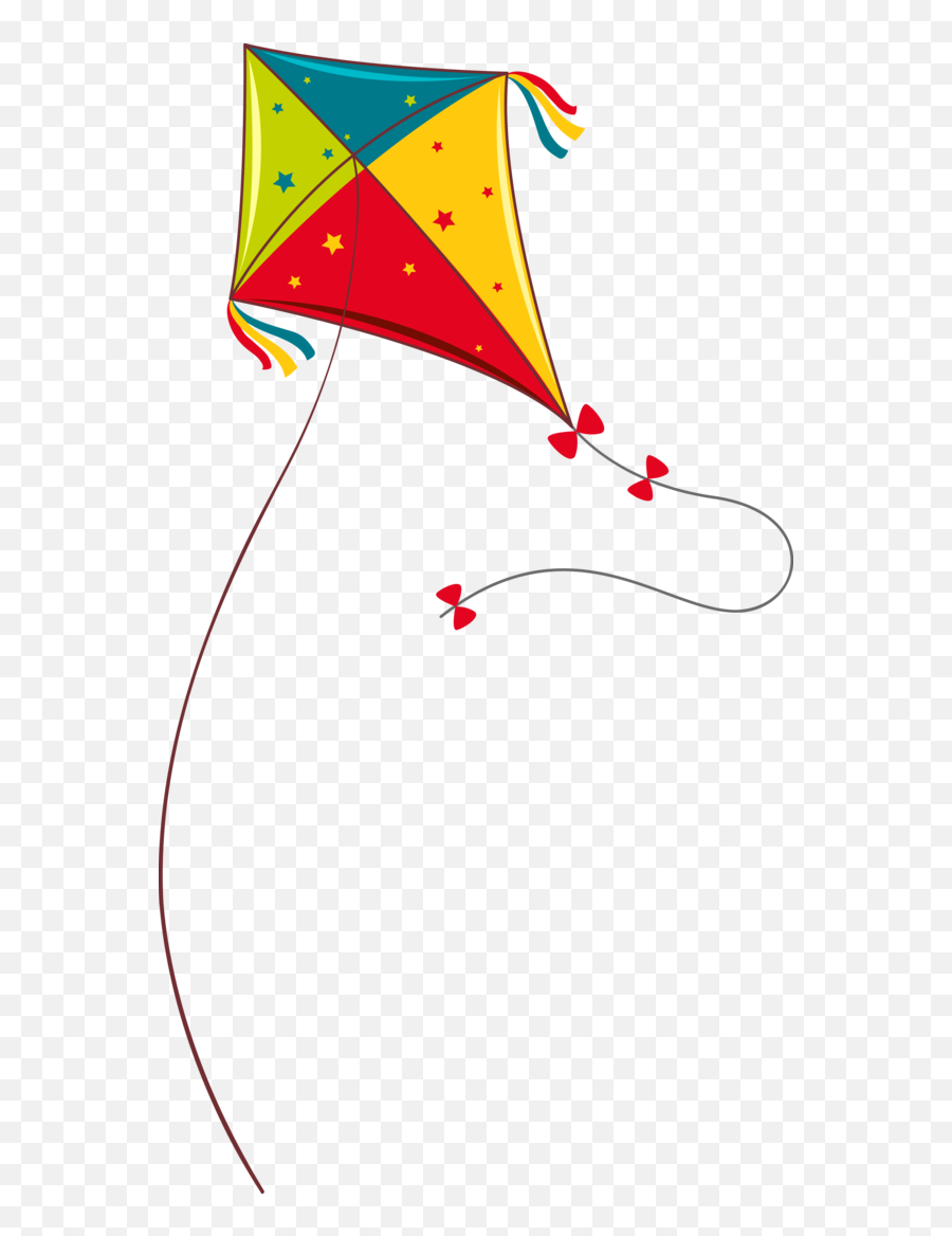 Download Makar Sankranti Line Kite Cone For Happy Eve Hq Png - Aquilone Colorato,Kite Png