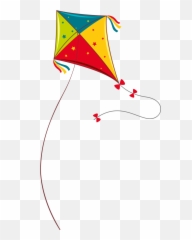 Download Makar Sankranti Line Kite Cone For Happy Eve Hq Png - Aquilone Colorato,Kite Png
