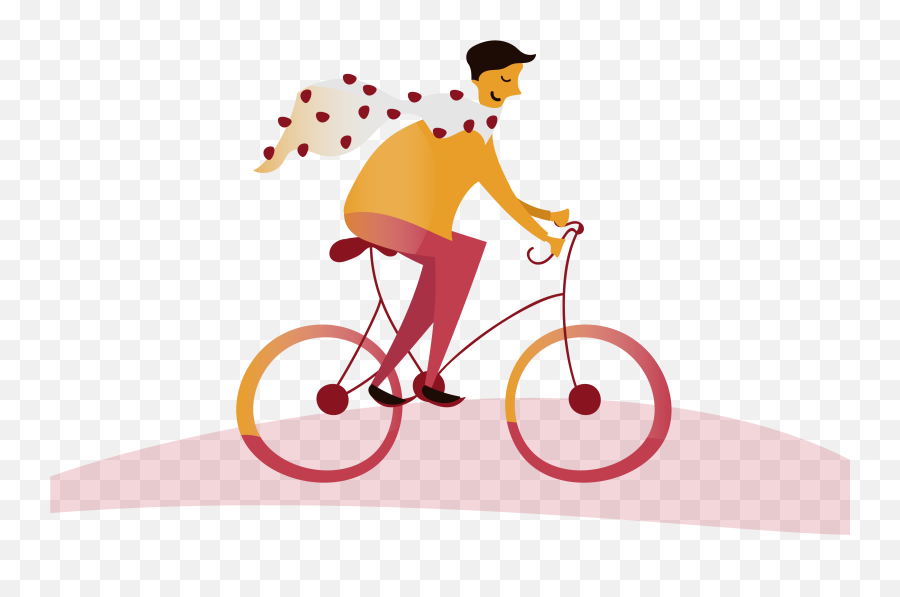 Dribbble - Impacthubillustrationsnoconnect011png By Bicycle,Bike Rider Png