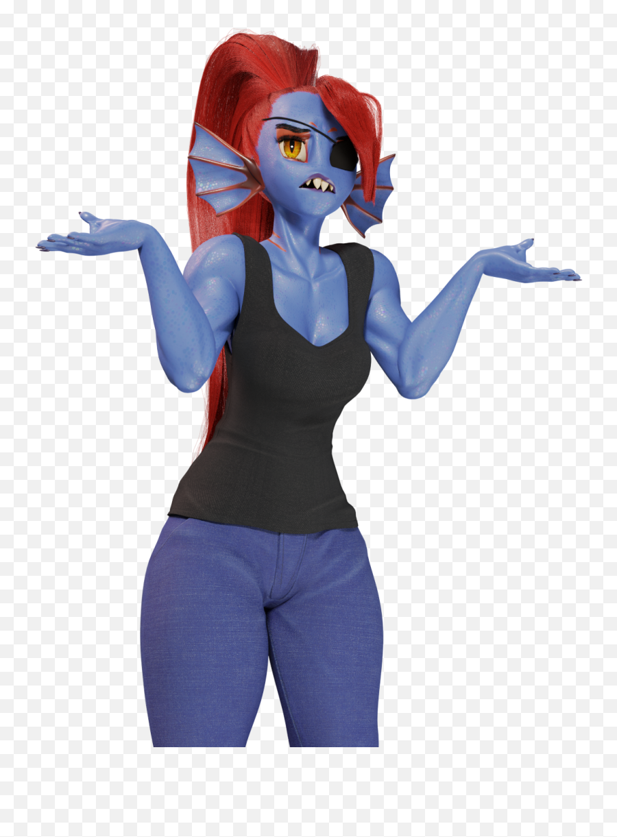 Shrug Undertale Know Your Meme - Undertale Undyne Png Transparent,Shrug Png