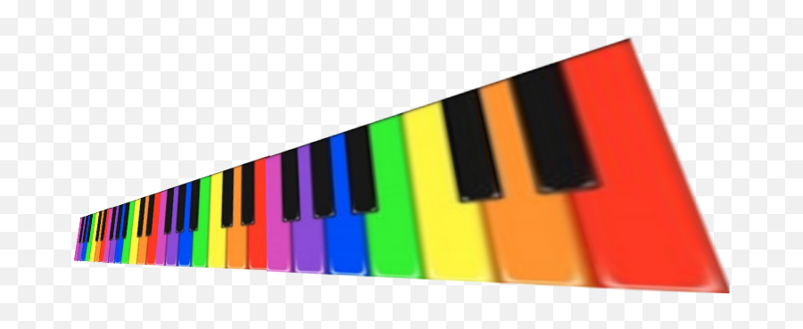 Download Colorful Piano Keys - Piano Png Image With No Colorful Piano Keys Transparent,Piano Keys Png