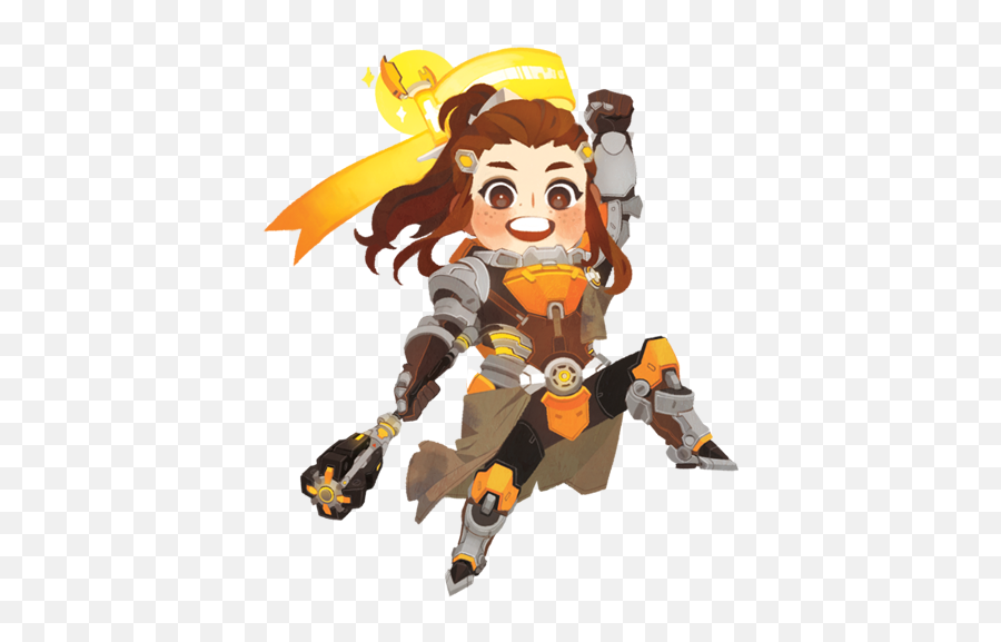 Download Overwatch Brigitte Chibi Png Transparent - Brigitte Chibi,Pharah Transparent