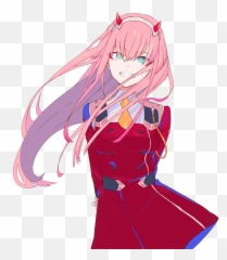 Two Zerotwo Ditf Sticker - Zero Two Png,Zero Two Png