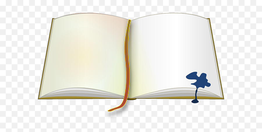 Bookmark Ink Opened Pages Reading - Background Gambar Buku Png,Book Pages Png