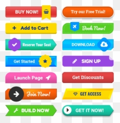 Download Call To Action Buttons Png - Access