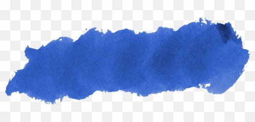 10 Dark Blue Watercolor Brush Stroke - Png