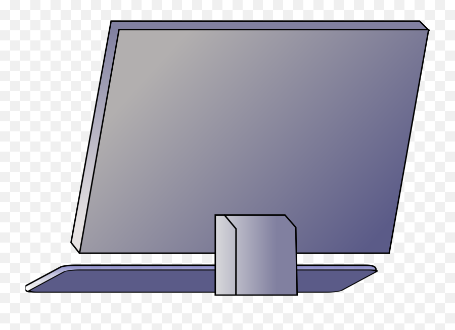 Download Back Big Image Png - Monitor Back Icon Png,Cartoon Computer Png