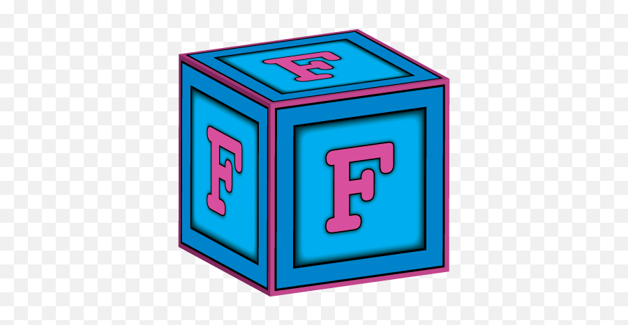 3d Baby Block - Baby Block Letter E Png,Letter F Png