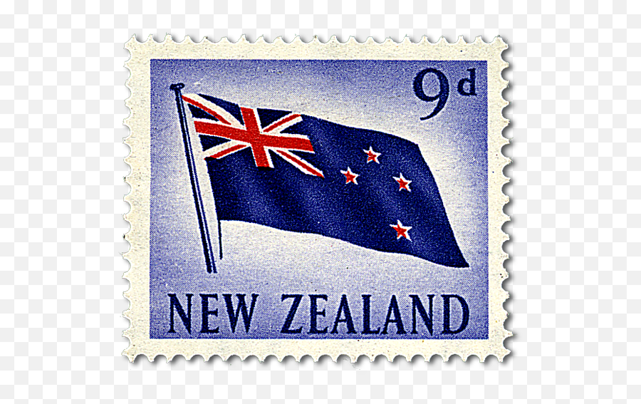 New Zealand Flag Post Stamp - New Zealand Flag Png,New Zealand Flag Png