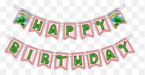 Happy Party Banner - Birthday Theme png