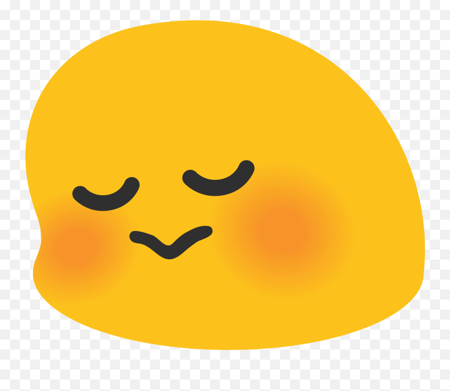 Blushing Emoji Clipart Shy - Android Flushed Emoji Png,Discord Emojis Png